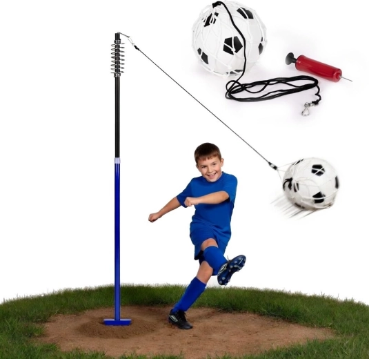 Set da allenamento calcio su corda con palo e molla MOVEPRO