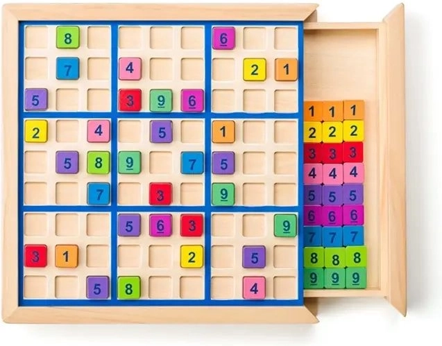 Tavola da sudoku in legno