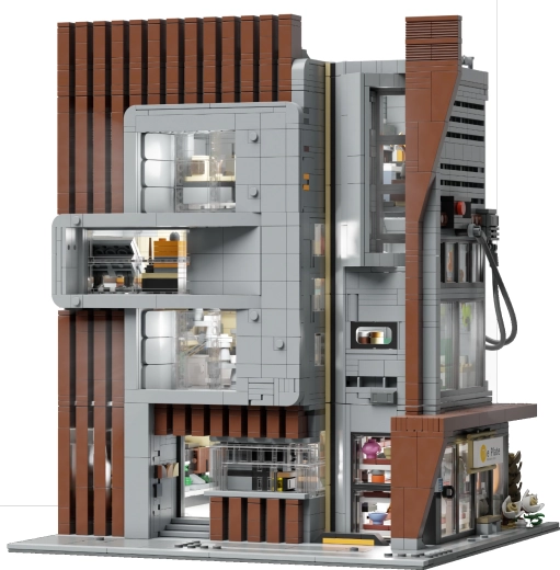 Interni dettagliati e 5 minifigure