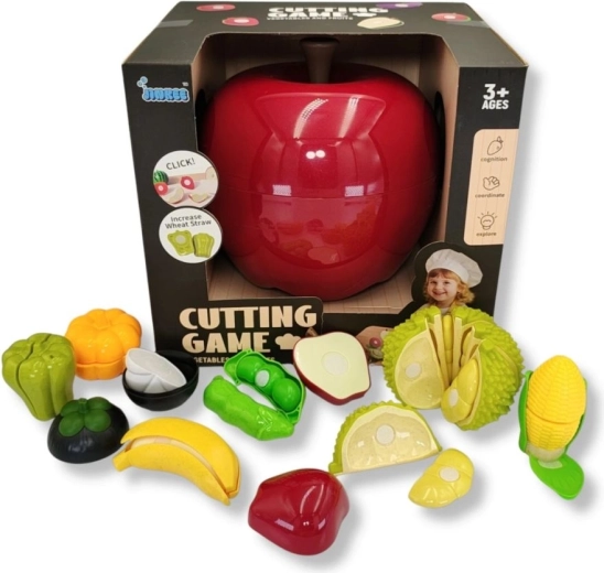 Jinkee Mela rossa – frutta e verdura da tagliare 3+