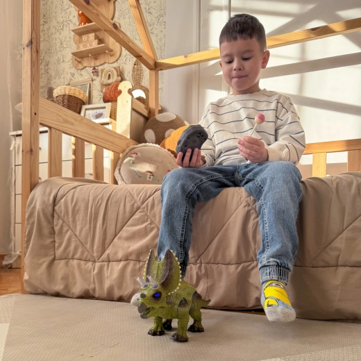 Luci e ruggito del dinosauro