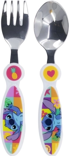 Posate per bambini Stitch – cucchiaino e forchettina