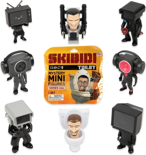 Minifigure misteriosa Skibidi Toilet