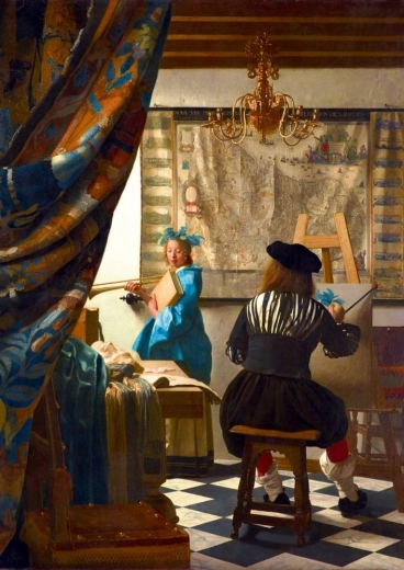 Puzzle Bluebird L’arte della pittura (Allegoria della pittura) 1000 pezzi
