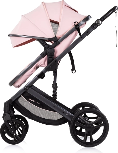 Seduta reversibile e cappottina regolabile