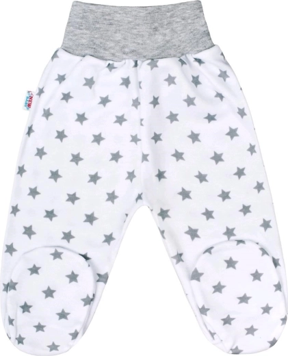 Mezza tutina da neonato New Baby Classic II grigia con stelline