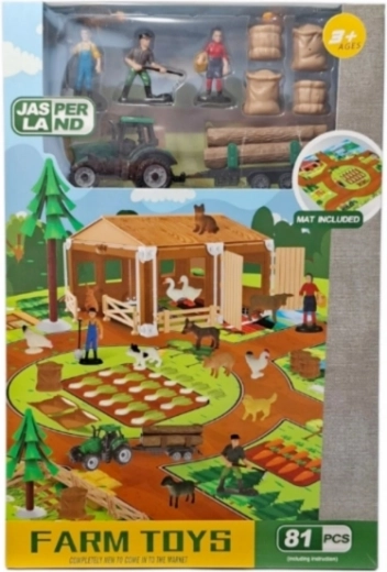 Set agricolo/fattoria da 81 pezzi