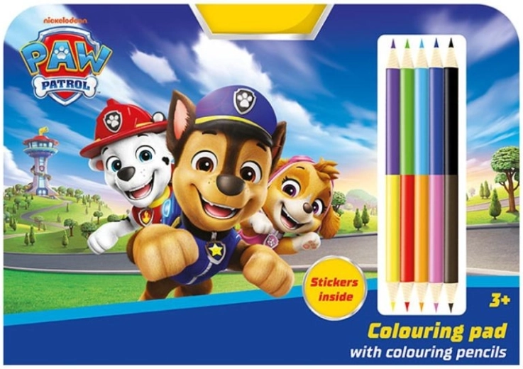 Set da disegno con pastelli Paw Patrol