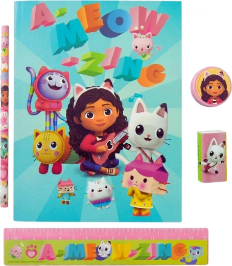 Set per scrittura La casa delle bambole di Gabby (5 pezzi)