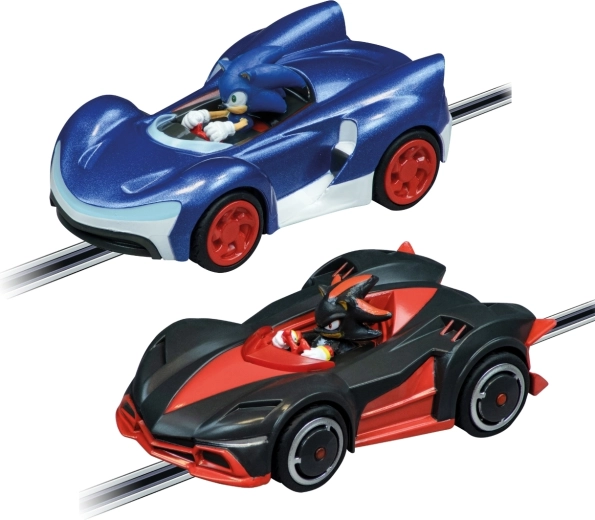 Sfida automobilistica tra Sonic e Shadow