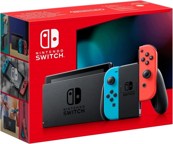 Console Nintendo Switch con controller Joy‑Con neon blue/neon red