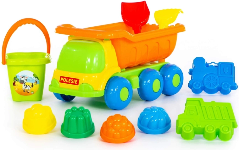 Grande camioncino con cassone ribaltabile