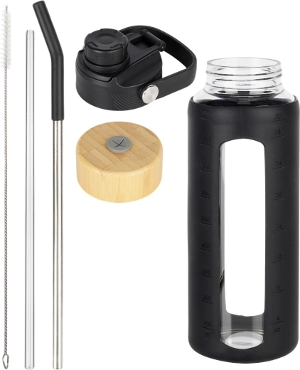 Vetro borosilicato e silicone protettivo