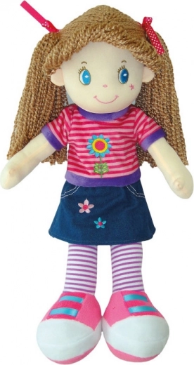 Bambola di stoffa per bambini – morbida bambola di tessuto per coccole e gioco