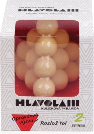 Rompicapo in legno piramide di biglie