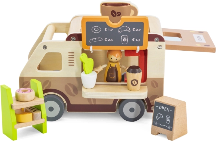 Caffetteria mobile in legno Viga