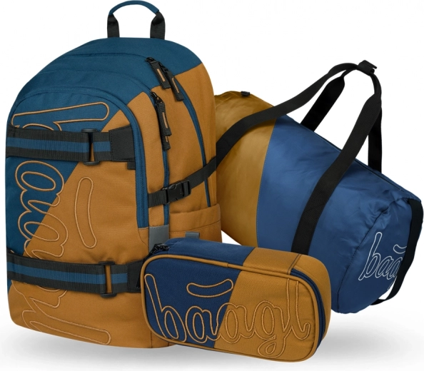 Set BAAGL Skate Duo: zaino, astuccio e borsa sportiva