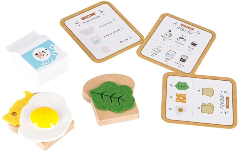 Accessori in legno per piccoli cuochi