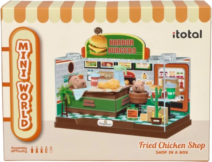 i-Total mini ristorante di hamburger – diorama fai-da-te unico