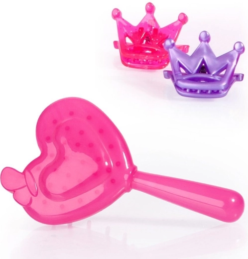 Acconciature con pettine e mollette