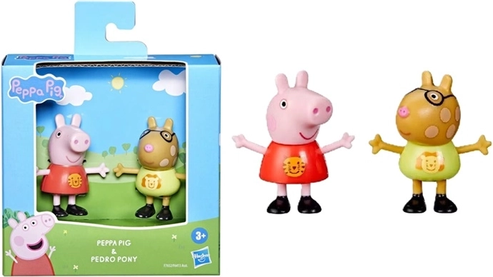 Peppa Pig set di personaggi Peppa e Pedro