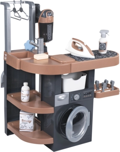 Angolo domestico 4 in 1: lavaggio, asciugatura, pulizia e stiratura