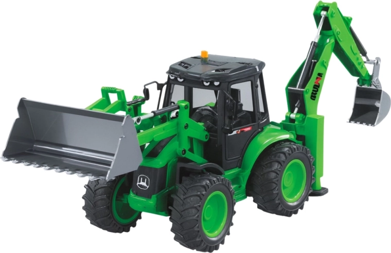 Benna anteriore e braccio posteriore completamente funzionanti