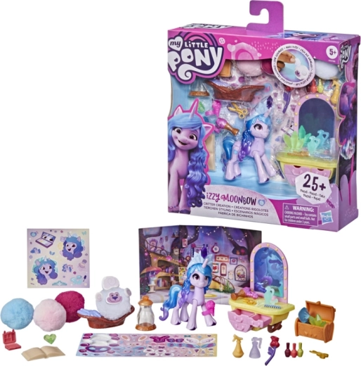 Hasbro My Little Pony Scenette scintillanti set da gioco pony con accessori