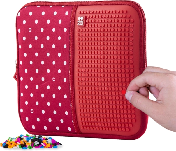 Pixie Crew astuccio creativo XL per piccoli oggetti rosso con puntini bianchi
