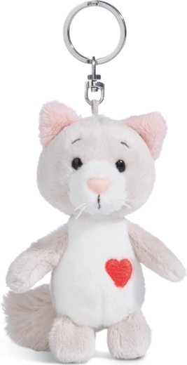 Portachiavi NICI Love gattina soffice 10 cm
