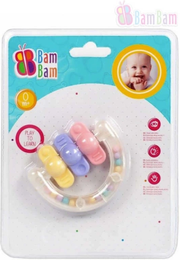 Bam Bam sonaglio con massaggiagengive forme - 1 pezzo