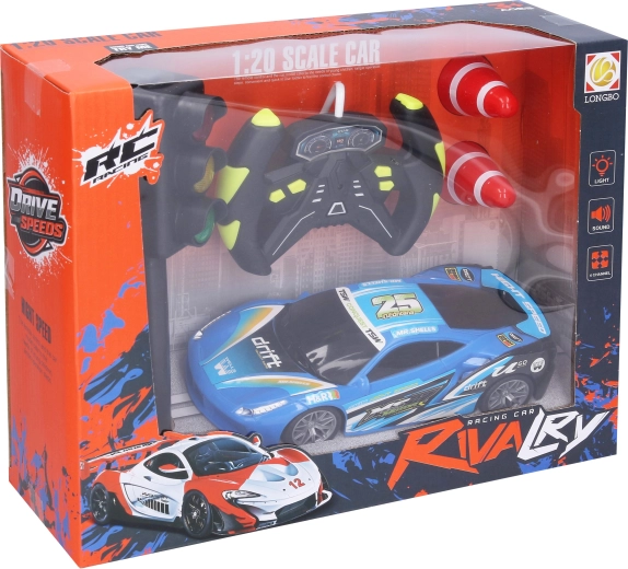 Auto RC con semaforo radiocomandato, 18 cm
