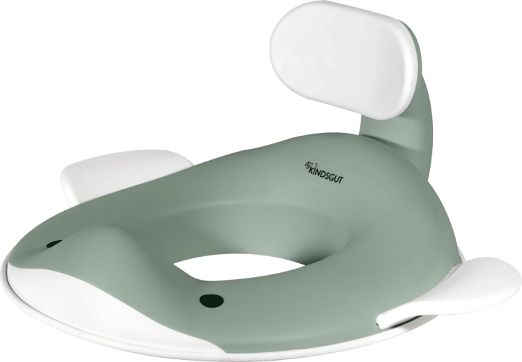 Kindsgut riduttore WC per bambini balena pistacchio