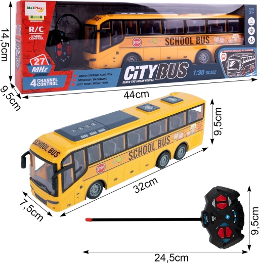 Autobus urbano radiocomandato in scala 1:30