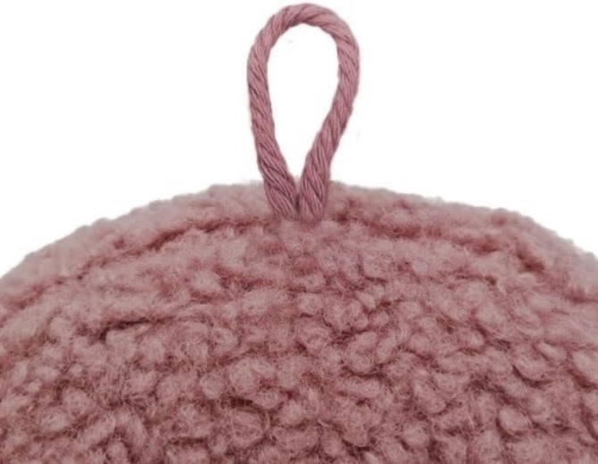 Morbido materiale teddy in cotone