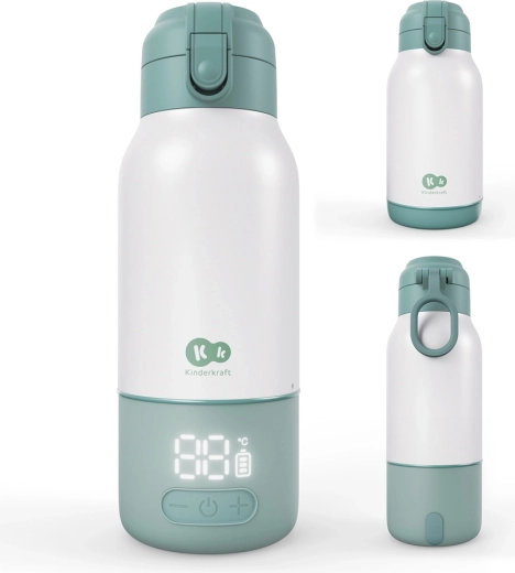 Scaldalatte da viaggio e thermos 2 in 1 Kinderkraft Gaja Green