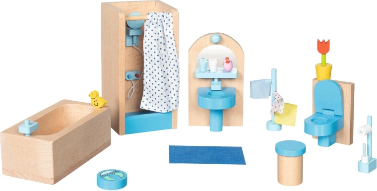 Set da bagno con 17 pezzi