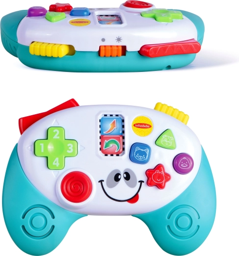 Controller da gioco con effetti luminosi e sonori