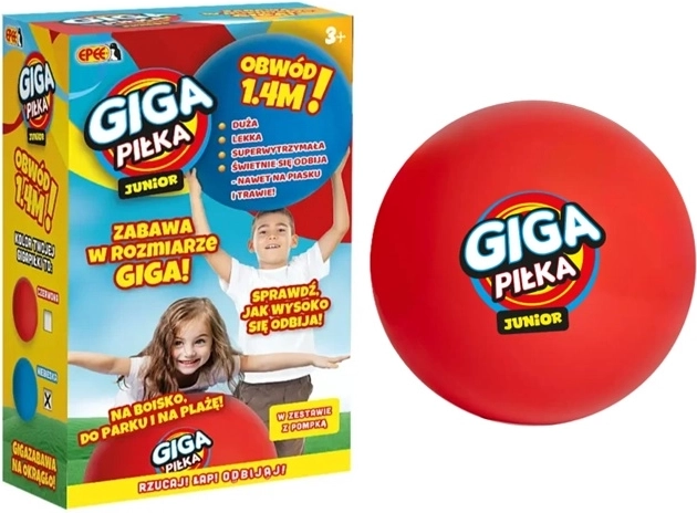 EPEE Gigapalla Junior con pompa, rossa