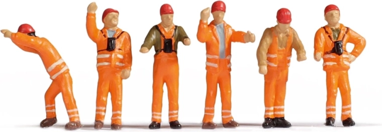 NOCH set di figurine manovratori H0 (6 pz)