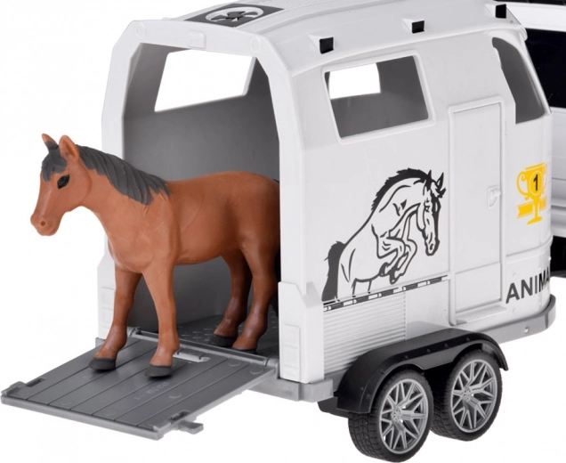 Rampa apribile e trasporto del cavallo