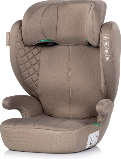 Seggiolino auto Chipolino Cyber i-Size 100–150 cm beige