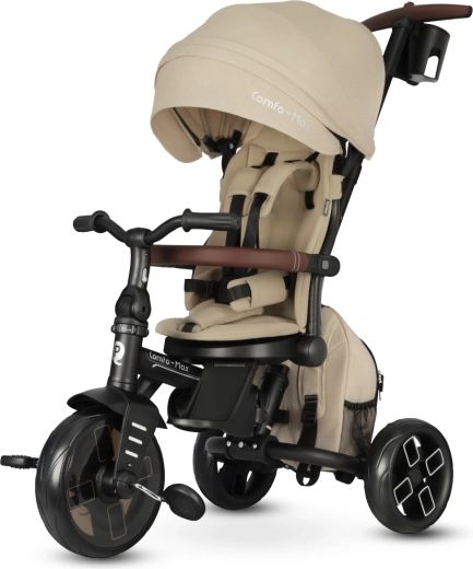 Triciclo Qplay Comfo Max beige
