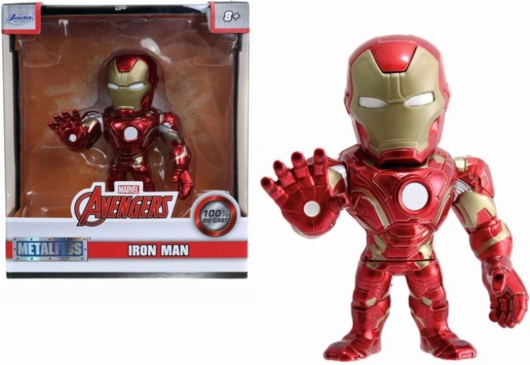 Figuretta in metallo Iron Man 10 cm