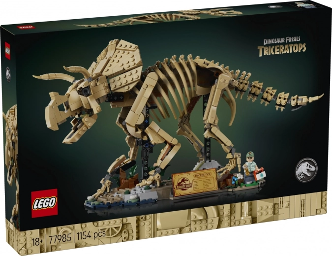 LEGO Jurassic World fossili di dinosauro: triceratopo