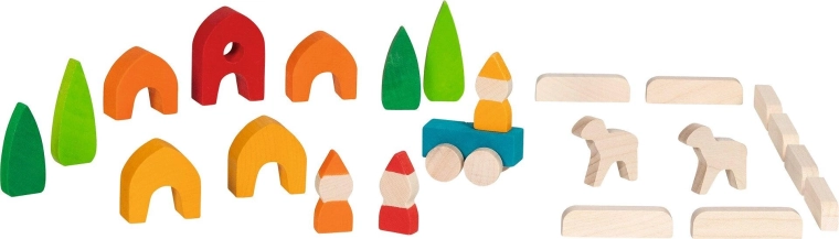 Piccolo villaggio con 25 pezzi