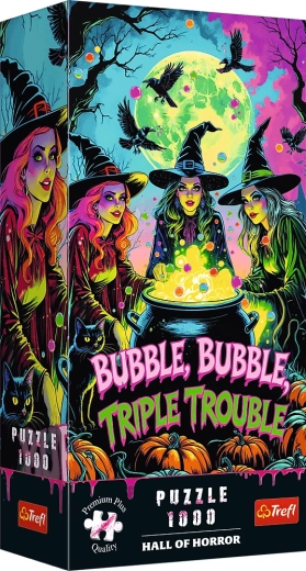 Puzzle Trefl Hall of Horror: Tripli guai, 1000 pezzi