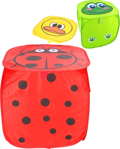 Box contenitore pieghevole in tessuto a forma di animaletto per giocattoli 45 × 45 × 45 cm - 1 pezzo