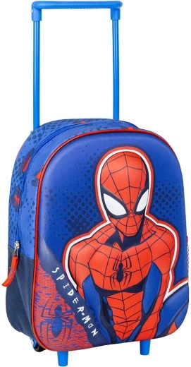 Zaino per bambini Cerda con ruote Spiderman 3D