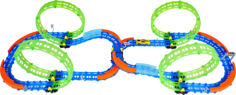 Quattro loop a 360° per acrobazie